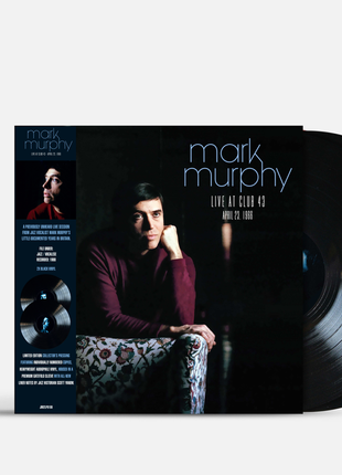 the album cover for Mark Murphy - Live at Club 43 [Indie Exclusive 180g Black]