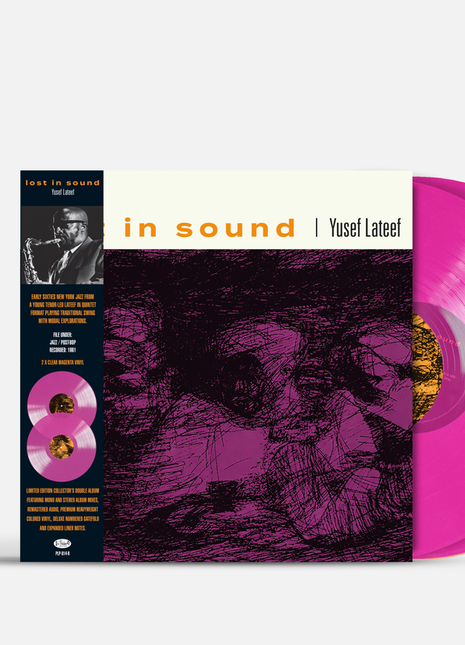 the album cover for Yusef Lateef - Lost In Sound [Indie Exclusive Clear Magenta]