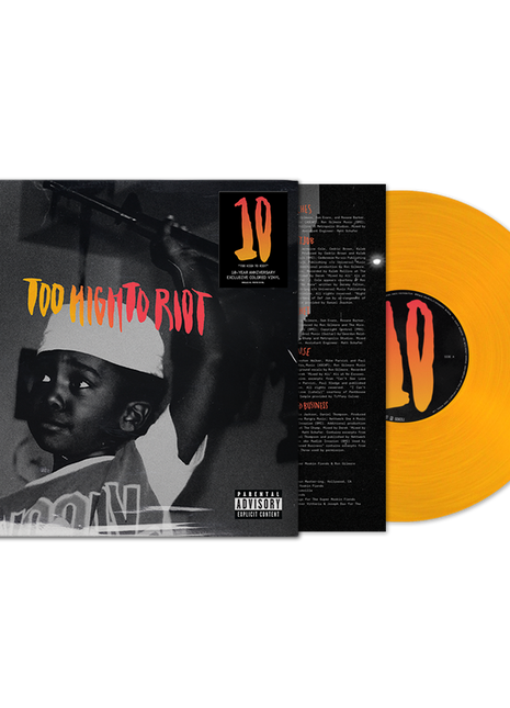 the album cover for Bas - Too High To Riot (10-Year Anniversary) [Sunset Glass]