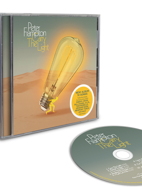 the album cover for Peter Frampton - Carry The Light