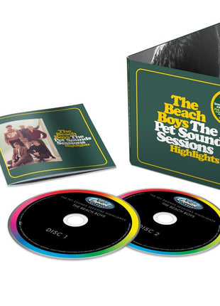 the album cover for The Beach Boys - The Pet Sounds Sessions Highlights - 60th Anniversary