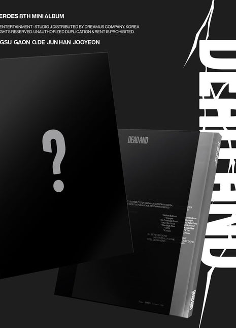 the album cover for Xdinary Heroes - DEAD AND [HERO ver.]
