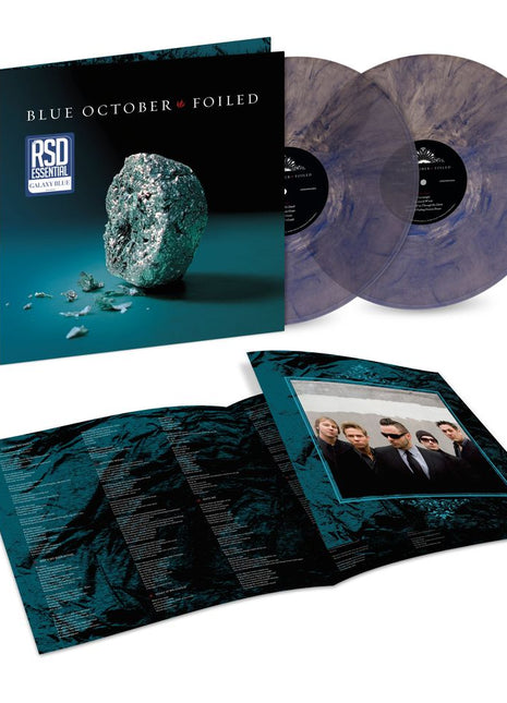 the album cover for Blue October - Foiled [RSD Essential - Galaxy Blue]
