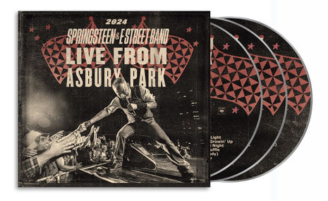 the album cover for Bruce Springsteen  & The E Street Band - Live From Asbury Park 2024