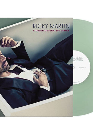 the album cover for Ricky Martin - A Quien Quiera Escuchar [Coke Green]