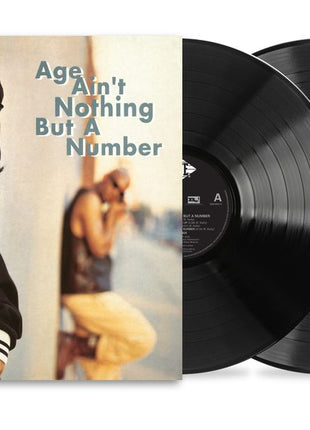 the album cover for Aaliyah - Age Ain't Nothing But A Number [Black]