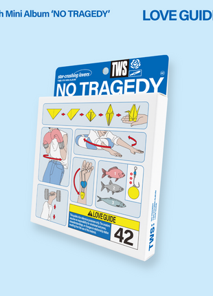 the album cover for TWS - TWS 5th Mini Album 'NO TRAGEDY' [LOVE GUIDE Standard Ver.]
