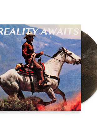 the album cover for The Strokes - Reality Awaits [Indie Exclusive Black Ice Glitter]
