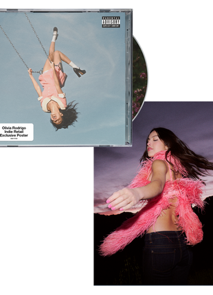 the album cover for Olivia Rodrigo - you seem pretty sad for a girl so in love [Indie Exclusive with poster]