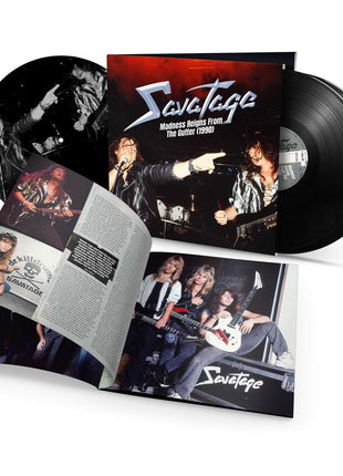 the album cover for Savatage - Madness Reigns From The Gutter (1990)