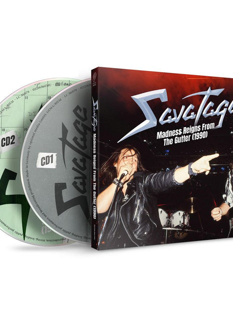 the album cover for Savatage - Madness Reigns From The Gutter (1990)