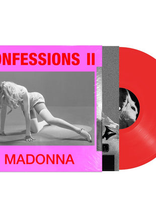 the album cover for Madonna - CONFESSIONS II [Translucent Red Vinyl]