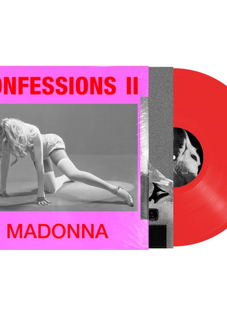 the album cover for Madonna - CONFESSIONS II [Translucent Red Vinyl]