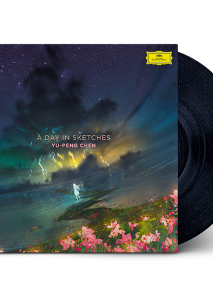 the album cover for Yu-Peng Chen - A Day in Sketches - Colors of Time [Indie Exclusive Night Sky]