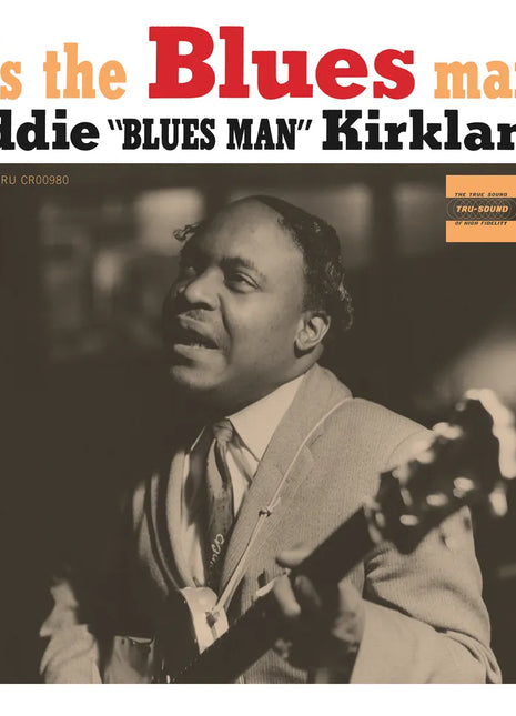 the album cover for Eddie Kirkland - It's The Blues Man! (Bluesville Acoustic Sounds Series) - 2026 [180g black vinyl * tip-on jacket]
