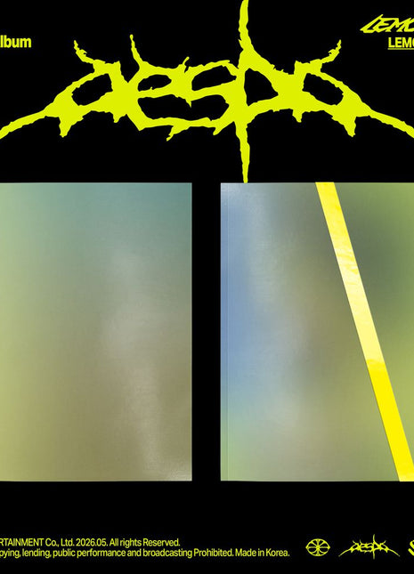 the album cover for Aespa - The 2nd Album ‘LEMONADE’ [LEMONADE Ver.]