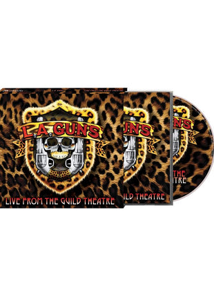 the album cover for L.A. Guns - Live From The Guild Theatre