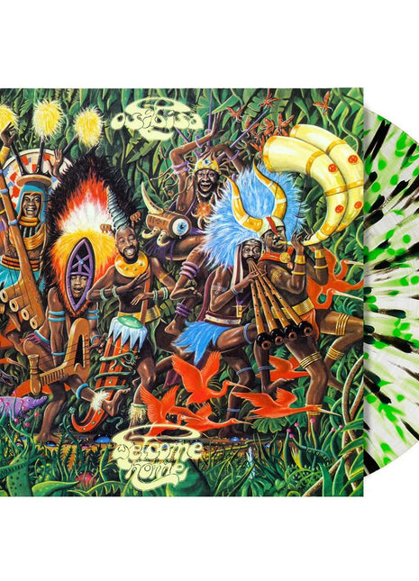 the album cover for Osibisa - Welcome Home [Indie Exclusive Psychedelic Splatter]