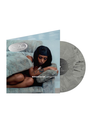 the album cover for Nia Archives - Emotional Junglist [Indie Exclusive Black/White Marble]