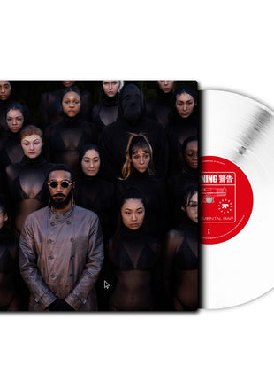 the album cover for JPEGMAFIA - EXPERIMENTAL RAP [Indie Exclusive White with Alternate Colored Cover]