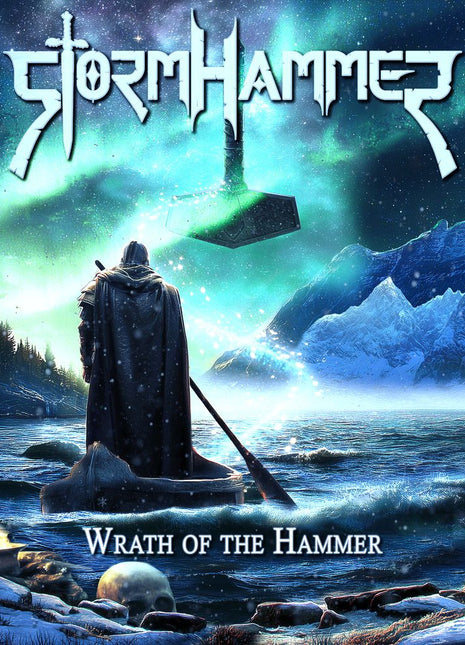 the album cover for Stormhammer - Wrath of the Hammer