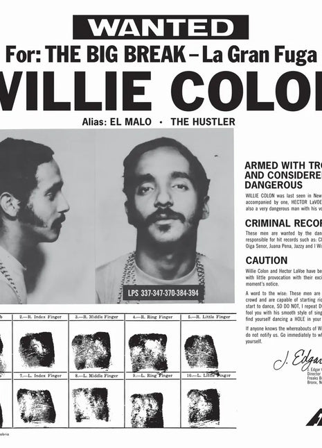 the album cover for Willie Colon - La Gran Fuga