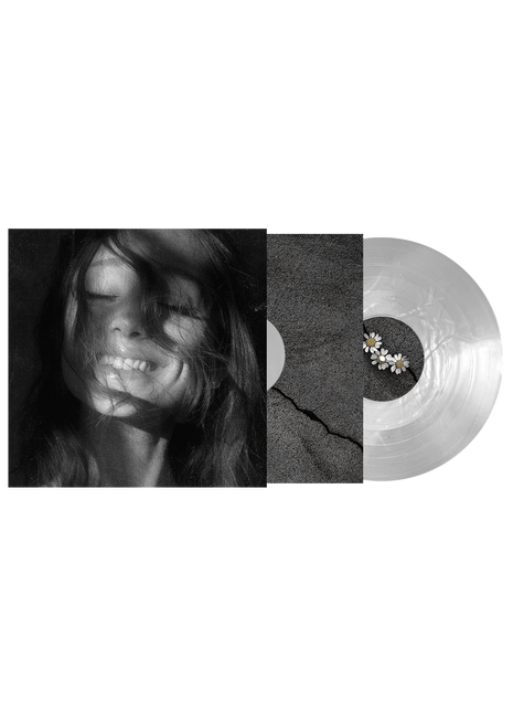 the album cover for Ariana Grande - petal [Translucent Pearly White]