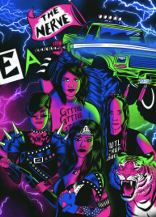 the album cover for FEA - The Nerve