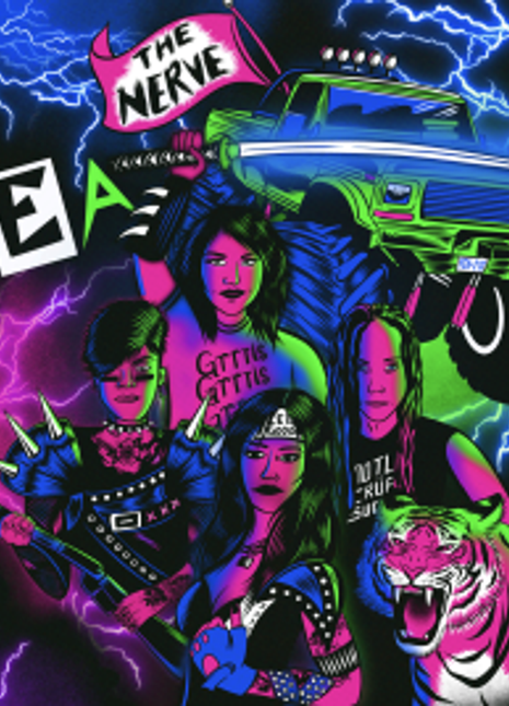 the album cover for FEA - The Nerve