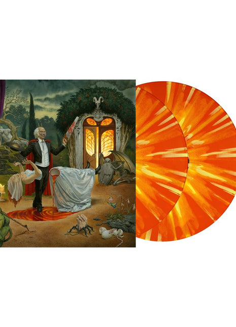 the album cover for Anthrax - Cursum Perficio [Indie Exclusive Red Yellow Orange Splatter]