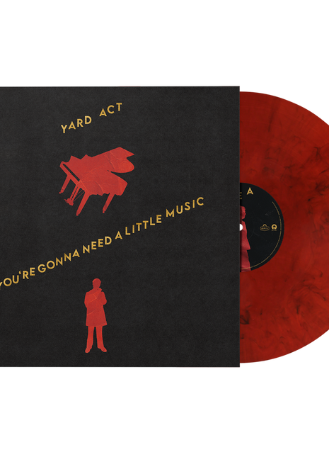 the album cover for Yard Act - You're Gonna Need A Little Music [Indie Exclusive Red Smoke]