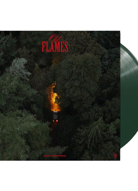 the album cover for La Roux - Old Flames [Indie Exclusive Dark Green]