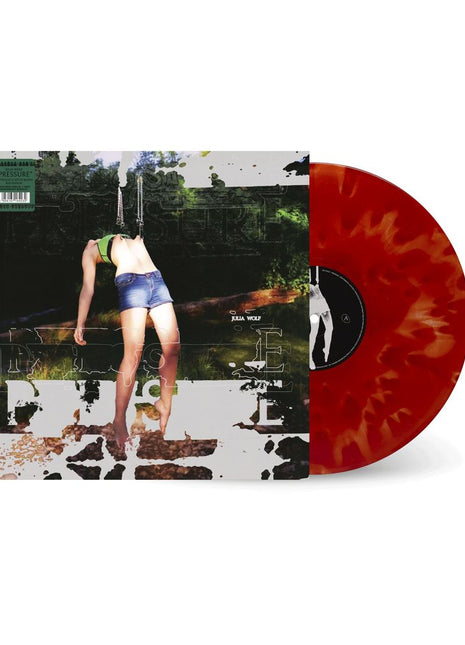 the album cover for Julia Wolf - Pressure [You've Lost A Lot Of Blood Red Edition]