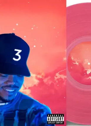the album cover for Chance the Rapper - Coloring Book [Clear Vinyl] (Pnk) [Indie Exclusive]
