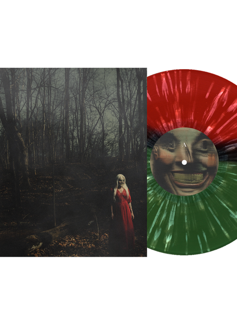 the album cover for 156/Silence - From A Distance [Indie Exclusive Blood Red / Evergreen w/ White Splatter]