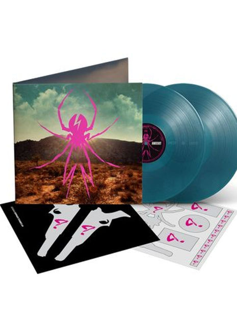the album cover for My Chemical Romance - Danger Days: The True Lives of the Fabulous Killjoys - Deluxe Edition [Indie Exclusive Sea Blue]