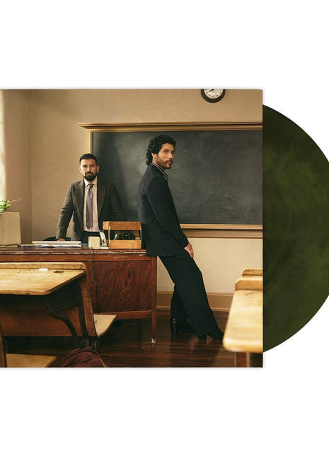 the album cover for Dan + Shay - Young [Chalkboard Green]
