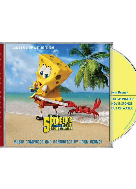 the album cover for John Debney - The SpongeBob Movie: Sponge Out Of Water - The Deluxe Edition