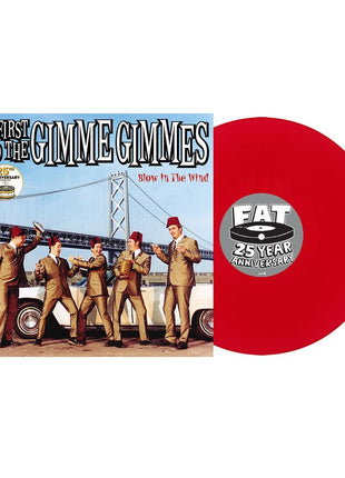 the album cover for Me First And The Gimme Gimmes - Blow In The Wind [25th Anniversary, 45 RPM]