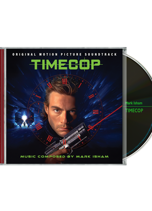 the album cover for Mark Isham - Time Cop - Original Motion Picture Soundtrack (Deluxe Edition)