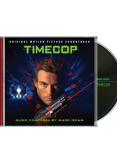 the album cover for Mark Isham - Time Cop - Original Motion Picture Soundtrack (Deluxe Edition)