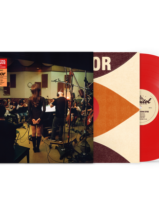 the album cover for Sienna Spiro - Visitor [Indie Exclusive Red with Alternate Cover]