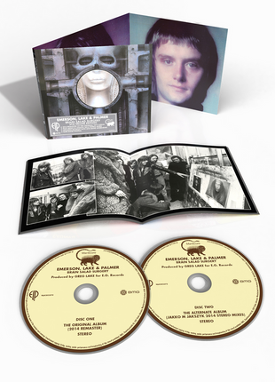 the album cover for Emerson, Lake & Palmer - Brain Salad Surgery Deluxe Edition