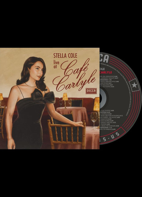 the album cover for Stella Cole - Live at Cafe Carlyle