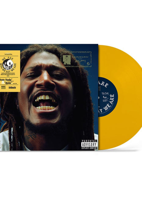 the album cover for AmirSaysNothing - We Are Who We Say We Are [Golden Yellow]
