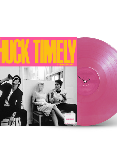 the album cover for Role Model - Chuck Timely & the Hourglass [Watermelon Pink]