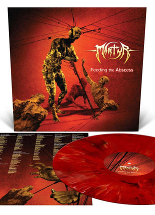 the album cover for Martyr - Feeding the Abcess [Red Marble]