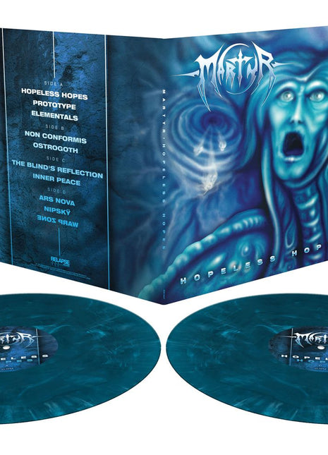 the album cover for Martyr - Hopeless Hopes [Blue Marble]