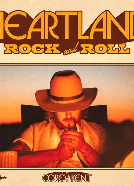 the album cover for Corey Kent - Heartland Rock and Roll
