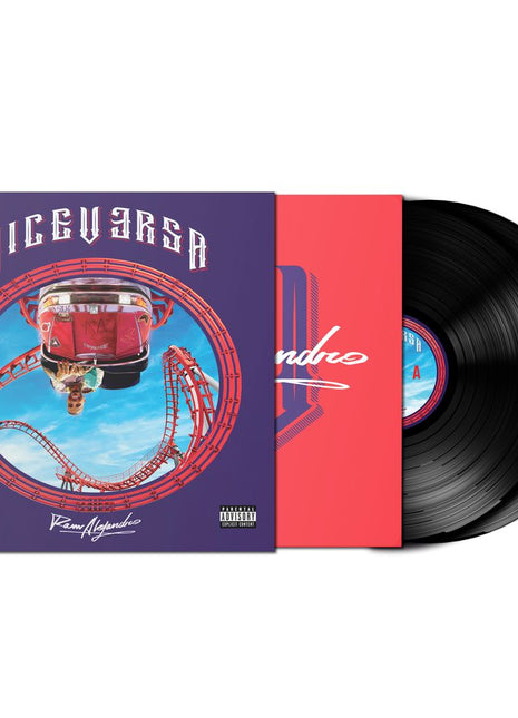 the album cover for Rauw Alejandro - Vice Versa